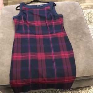 Tommy Hilfiger fitted plaid dress (size 18)